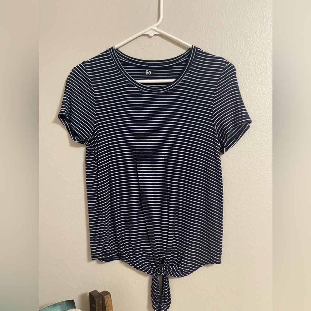 Blue & White Shirt